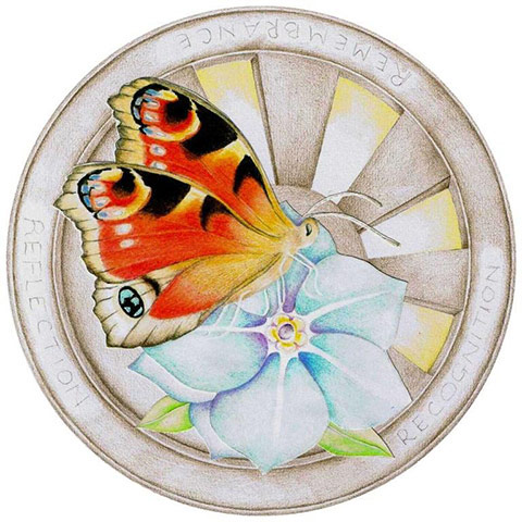 Butterfly Memorial Design